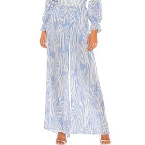 NWT Niko Pants in Casablanca Blu Shell MISA Los Angeles